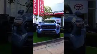2026 Toyota Tacoma, Turbo or hybrid, up to 326 hp, 6,500-lb towing, off-road ready #toyotatacoma