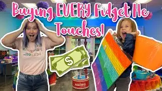 Buying EVERY Fidget my Son Touches! | 💴😲 Fidget Headquarters Edition #fidgets