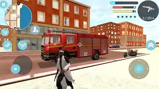 Wind Hero Vice Town Crime Simulation Fire Truck Driving #010 (Naxeex LLC) Android Gameplay HD
