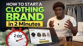 How to Start a Clothing Brand in 2 Minutes