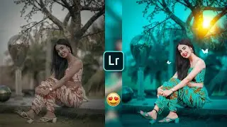 Lightroom Green And Sunlight Effect Photo Editing | Lightroom Background Colour Change Tricks