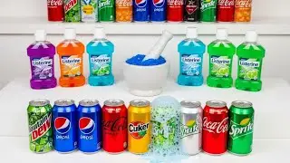 Satisfying ASMR Video & Slime Fun : How to Make Rainbow Soda Pop Eyeshadow Makeup Slime