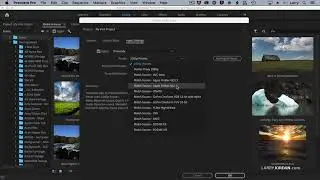 Premiere Pro: автоматическое перекодирование медиафайлов и создание прокси-файлов