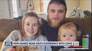 Mom shares near-death experience with COVID