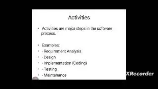 Software Engineering   Process and Components of Process
