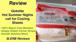 Review Gokotta Bamboo Cooling Sheets King Size