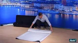 How to fold a large print for a light box