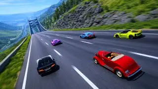 Full Throttle INSANE Long Downhill lane ! | BeamNG.drive Epic Crashes & Speed Test