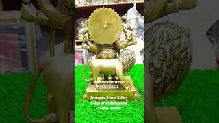 Veera Ganapathy brass#brass#poojaitems#home#andrapradesh#kannada#ganpati#devotional#temples