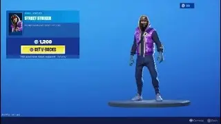 NEW STREET  STRIKER Skin in (Fortnite Battle Royale)