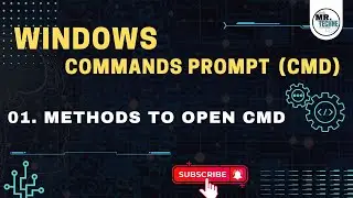 Methods to opening CMD | Windows Command Prompt | Full course for IT Professionals | Tutorial 01