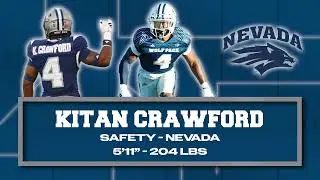 S - Kitan Crawford: 2025 NFL Draft Prospect #144 (Nevada)