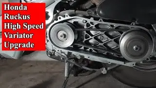 Honda Ruckus Variator Upgrade
