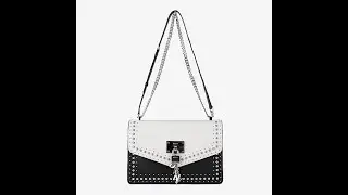 Сумка через плечо DKNY R8436281-white black