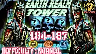 Earth Realm Tower | Use Gold Team Difficulty Normal 184-187 Battle | #EarthRealm #NormalTower