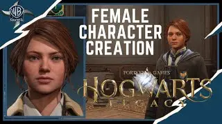 Female Character Creation (Redhead) - Hogwarts Legacy  - Harry Potter - WB Games - PS5 2023