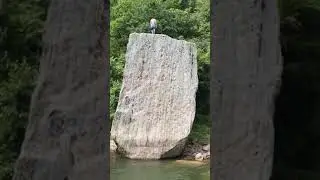 30 foot backflip off kinzua dam Refrigerator Rock