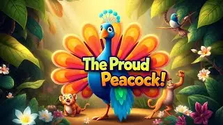 The Proud Peacock | Short Moral Story for Kids | True Beauty Comes from Within 🌟
