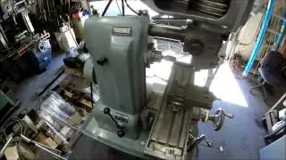 HARDINGE TM-UM UNIVERSAL MILLING MACHINE UNDER POWER