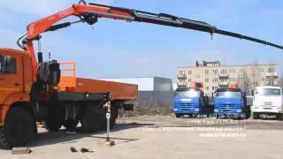 КАМАЗ 43118 с Fassi F175 с пультом управления