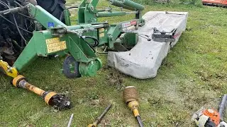 Fixing the hay mower and a few new additions to the workshop kit