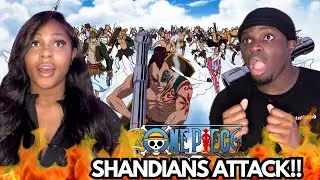 SKYPIEA IS PART OF JAYA?!! SHANDIANS ALL OUT ATTACK!! ONE PIECE EPISODE 164-165 REACTION/REVIEW