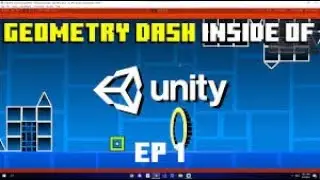 I TRIED TO MAKE GEOMETRY DASH USING AI IN UNITY! (DAY 1)