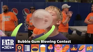 Bubble Gum Blowing Contest – Fair 2024