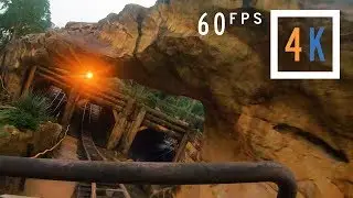 Big Grizzly Mountain Runaway Mine Cars &bull; Hong Kong Disneyland (4K 60fps Onride POV)