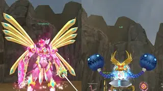 Lordknightmon X vs. Minervamon X | Virus Battle - Digimon Masters Online