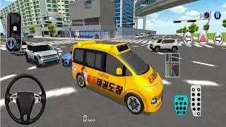 Driving new yellow Hyundai Starex mini Van - 3D Driving Class