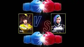 KELLY VS A124 CHARACTER 🆚💥 || CHARACTER ABILITY TEST 💫✨ || FREE FIRE CHARACTER VERSUS #freefire #ff
