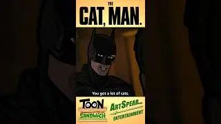 Batman loves cats, hates penguins - TOON SANDWICH #batman #dc #funny #cat #animation