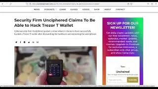 Trezor Hack