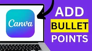 HOW TO ADD BULLET POINTS IN CANVA (STEP BY STEP)
