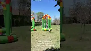 EPARK Single Inflatable Trampoline Sports Game Machine Amusement Games
