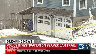 Police investigation on Beaver Dam Trail in Old Saybrook