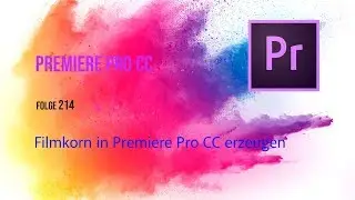 Filmkorn In Premiere Pro CC erzeugen # Folge 214