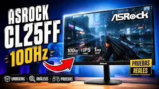 ☢️ ASRock CL25FF: &iquest;EL MEJOR MONITOR BARATO? Unboxing y Review.