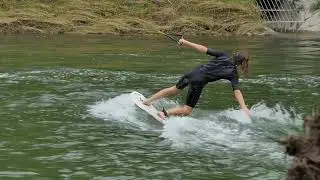 Flu&szlig;surfen Landshut Kleine Isar