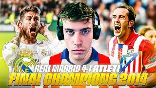 REACCI&Oacute;N DE UN COLCHONERO A LA FINAL DE LA CHAMPIONS LEAGUE 2014- REAL MADRID 4 ATL&Eacute;TICO MADRID 1