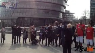 Mayor of London Boris Johnson Learns How To Play Basketball (Part 1)