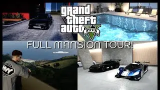 The Best Mansion in GTA 5 Online! Full Mansion and Garage Tour - New Mission With Michael De Santa