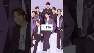 Top 10 favorite boy k pop boy groups in the world #kpop #bts #exo #straykids #shortvideo