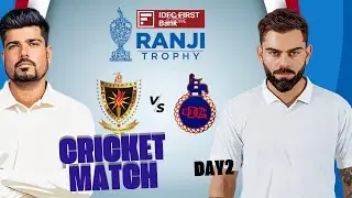 🔴 LIVE: Delhi vs Railways – Day 2 | IDFC First Bank Ranji Trophy 2025 | Live Score & Updates 🏏🔥