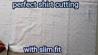 Slim fit shirt cutting tutorial | shirt cutting and stiching | 32 size shirt cutting and stiching