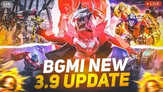 BGMI 3.9 Update LIVE 🔥 | Transformers Event Gameplay | New Features, Hoverboard & Arena | Rank Push!