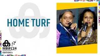 Shashi Tharoor and Shobha Tharoor talks about their 'World of Letters' | Home Turf | MBIFL 2024