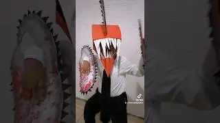 HOMBRE MOTOSIERRA🩸🩸 #chainsawman #cosplay #hombresierra #Halloween