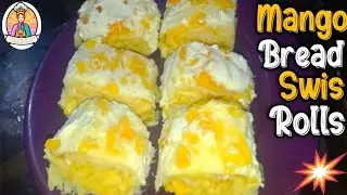 Mango Bread Swis Rolls||Kitchen Queen 👑||Afsheen Vlogs ✌️||